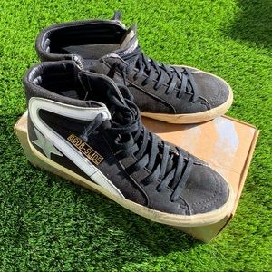 Golden Goose Deluxe Slide Like NEW • Authentic • Black Wash Size 38